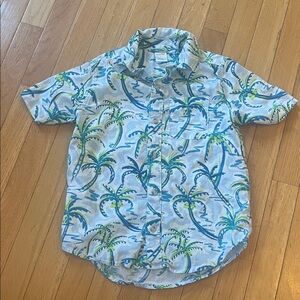 Gymboree Blue and Green Palm Tree Shirt